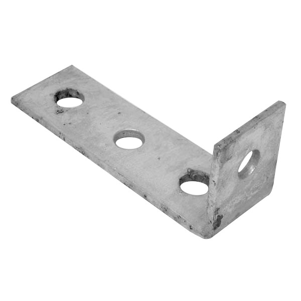90 deg Angle Bracket 3 hole, 1 hole (132x55) - Image 3