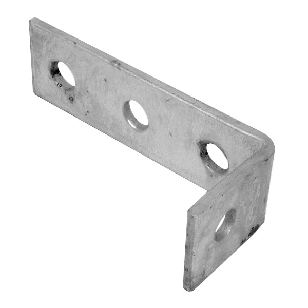 90 deg Angle Bracket 3 hole, 1 hole (132x55) - Image 4