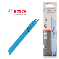 S922AF 150mm Reciprocating Saw Blade 5 Pack. Ultra-fine 24 TPI bi-metal teeth for smooth cuts in thin metal. Universal fit for all brands.
