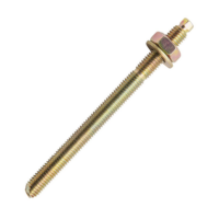Zinc Plated High Tensile (8.8) Resin Anchor Stud, Nut & Washer