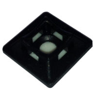 Adhesive Back Cable Tie Base (pack100) -  Black