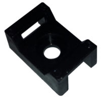 Screw Down Cable Tie Base (pack100) - Black