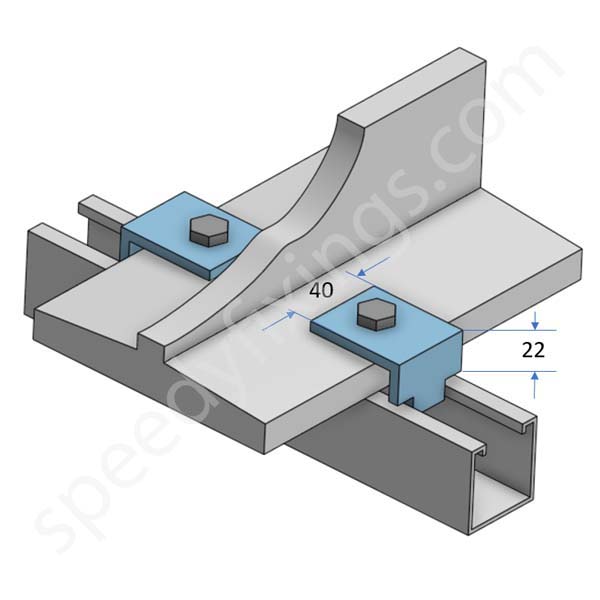 Beam Clamp top fix 1 hole - Image 2