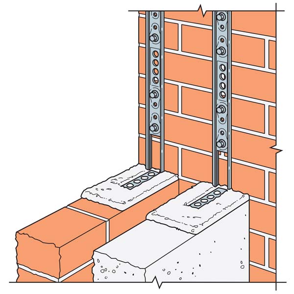 St/St Universal Wall Starter Kit x 2.4m - Image 2