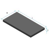Plain rectangular