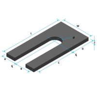 Rectangular horseshoe