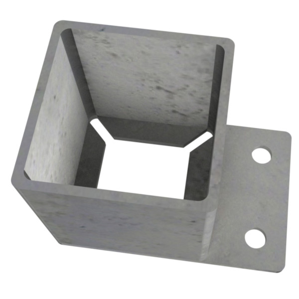 Heavy Duty Self-Colour Post Shoe (Type 4B) - Image 2