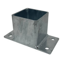 Heavy Duty Galvanised Post Shoe - Type 4A