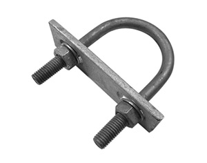 U bolt with backing plate