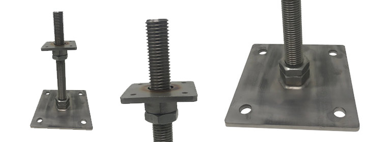 Stainless steel adjustable post base type 5 120mm x 250mm