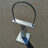 Adjustable drainage pipe support