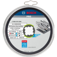 115 x 22 x 1mm Bosch X-Lock Slit Disc (10 Disc Tin)